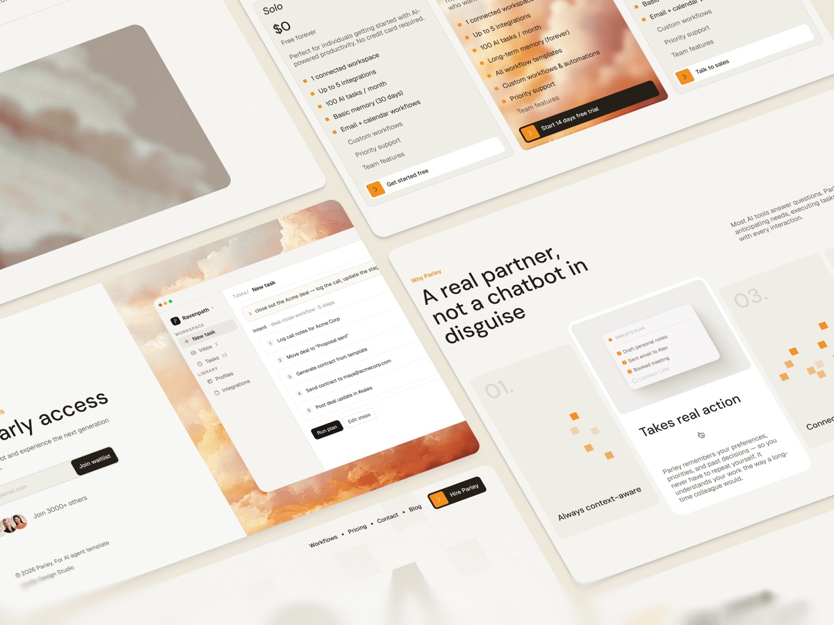 Sales Risk Matrix Workflow Detail Page Template | Parley